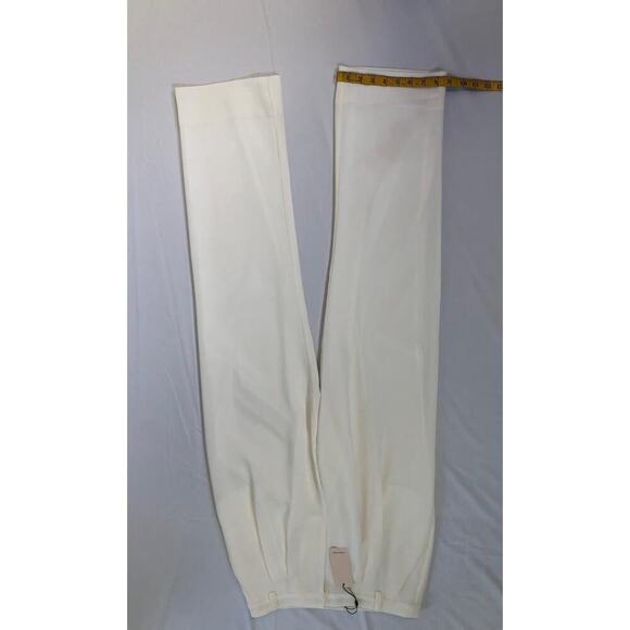 New With Tags Cinq A Sept Elisabeth Crepe Pleated Lined Trousers 6 Ivory - Picture 12 of 12